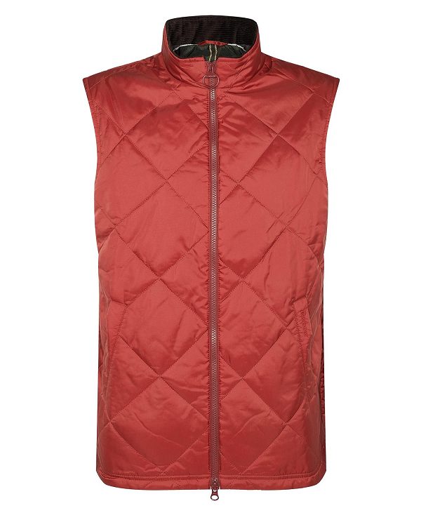 Barbour Finn Gilet Dark Red | BABO87577