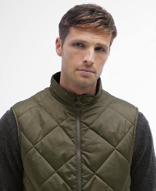 Barbour Finn Gilet Olive | BABO87579