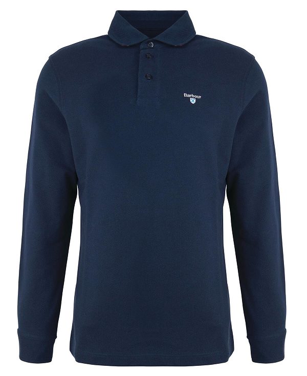 Barbour Firbank Polo Shirt Navy | BABO88216