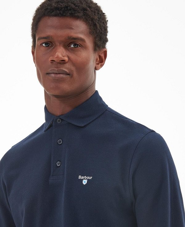 Barbour Firbank Polo Shirt Navy | BABO88216