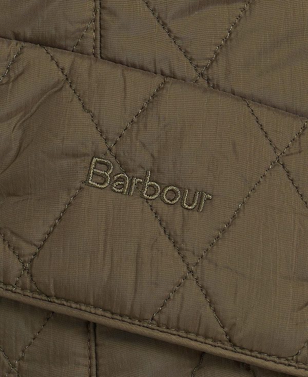 Barbour Flyweight Cavalry Quilted Jacket Olive | BABO89257