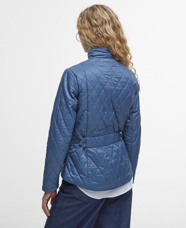 Barbour Flyweight Cavalry Quilted Jacket Blue | BABO89266