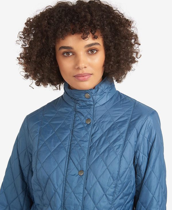 Barbour Flyweight Cavalry Quilted Jacket Blue | BABO89266