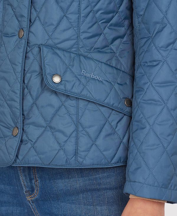 Barbour Flyweight Cavalry Quilted Jacket Blue | BABO89266