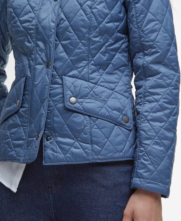 Barbour Flyweight Cavalry Quilted Jacket Blue | BABO89266