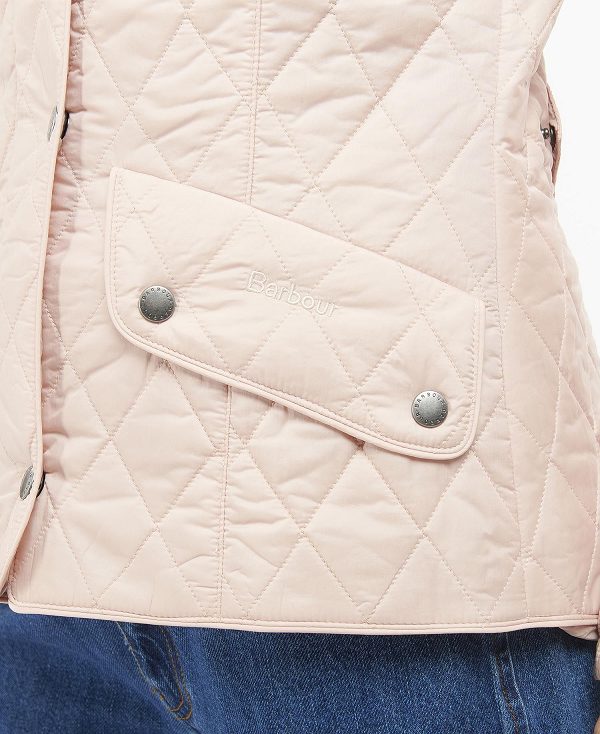 Barbour Flyweight Cavalry Quilted Jacket Rose Dust | BABO89315