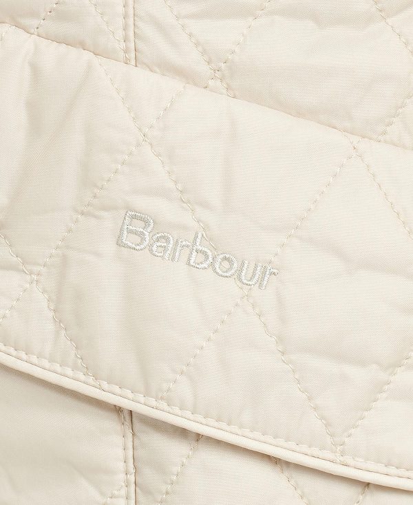 Barbour Flyweight Cavalry Quilted Jacket Black/Stone | BABO89319