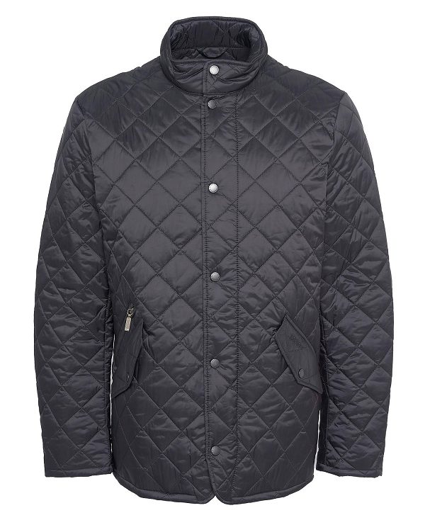 Barbour Flyweight Chelsea Quilted Jacket Black | BABO87315