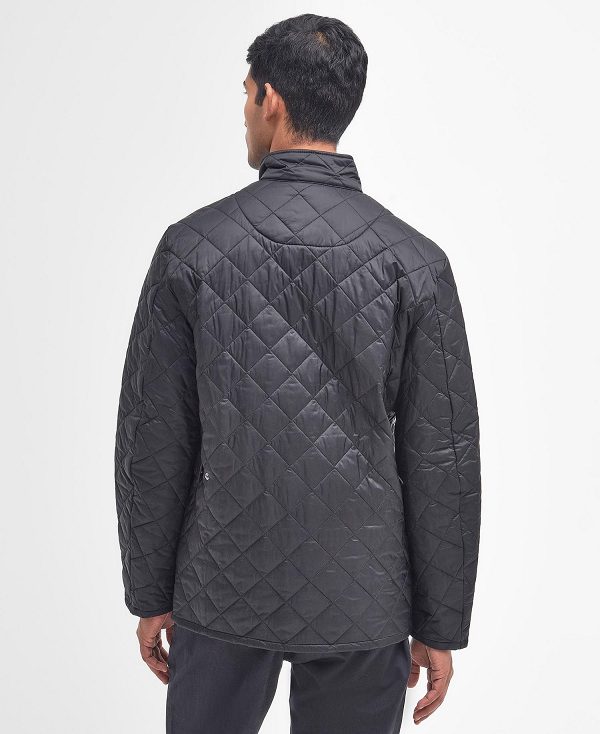 Barbour Flyweight Chelsea Quilted Jacket Black | BABO87315