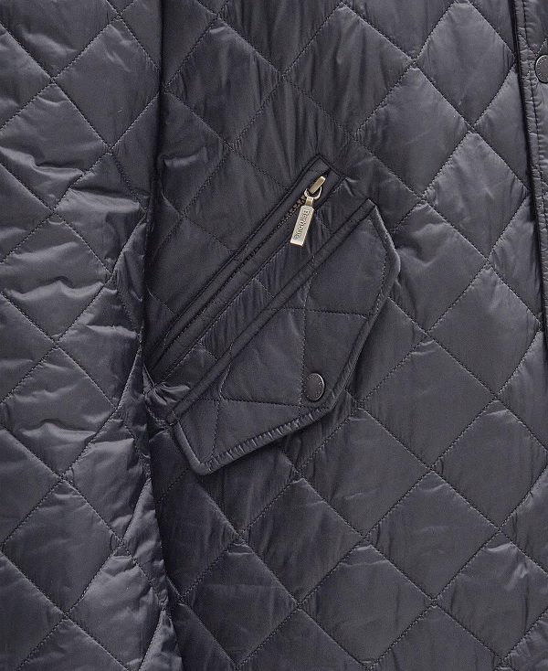 Barbour Flyweight Chelsea Quilted Jacket Black | BABO87315