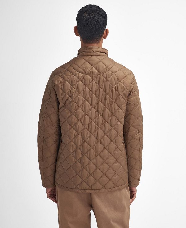 Barbour Flyweight Chelsea Quilted Jacket Light Sandstone | BABO87358