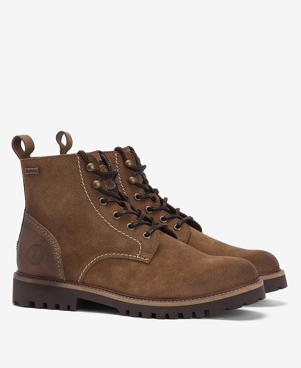 Barbour Foggy Derby Boots Classic Brown | BABO88861