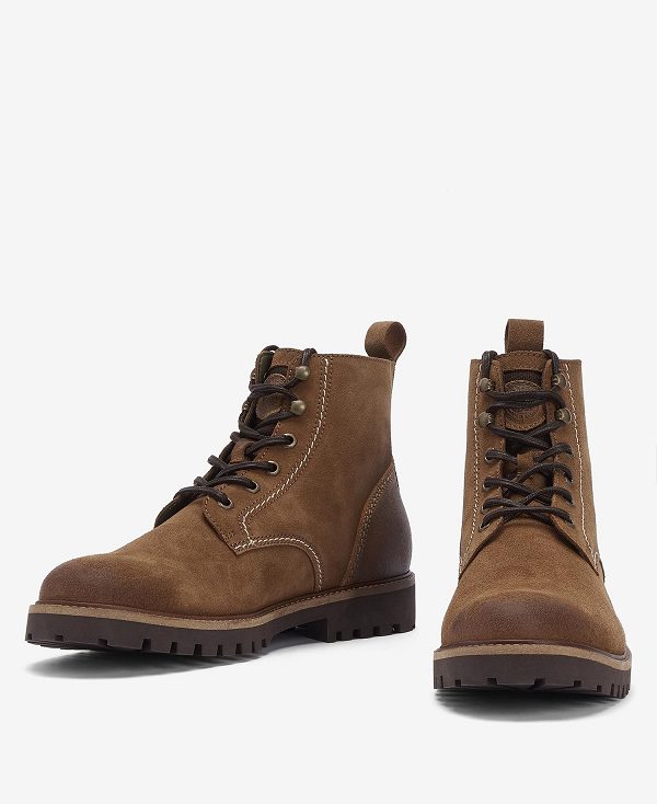 Barbour Foggy Derby Boots Classic Brown | BABO88861