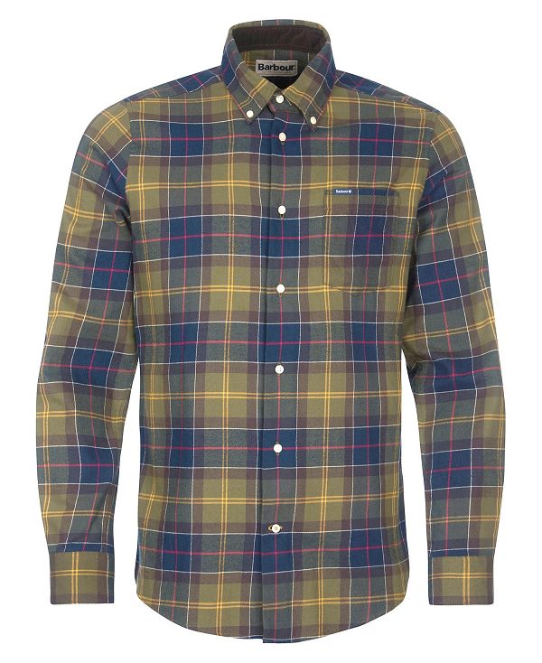 Barbour Fortrose Tailored Fit Shirt Greystone | BABO87850