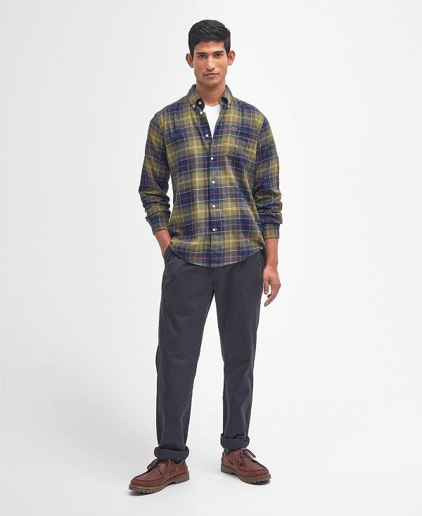 Barbour Fortrose Tailored Fit Shirt Greystone | BABO87850