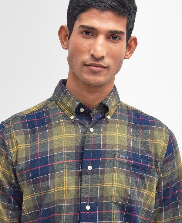 Barbour Fortrose Tailored Fit Shirt Greystone | BABO87850