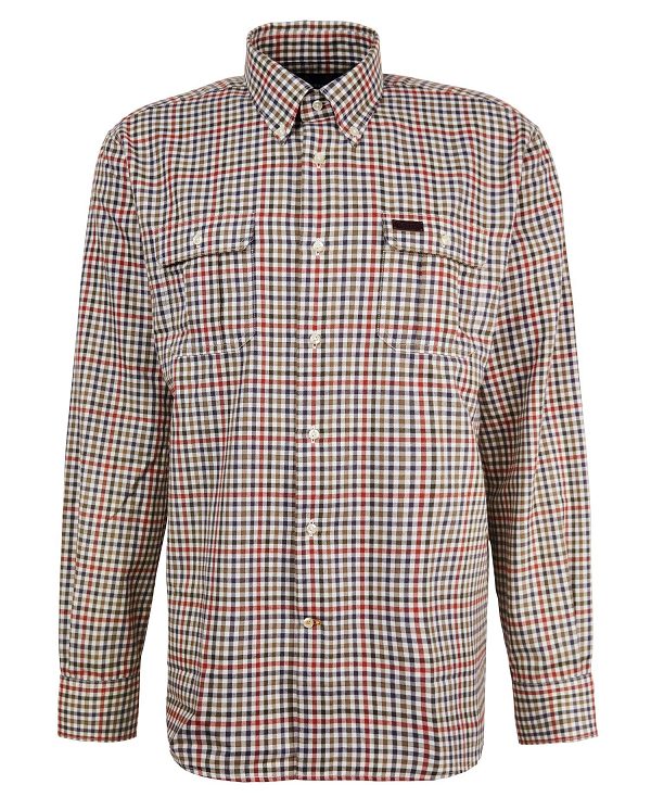 Barbour Foss Regular Fit Shirt Green | BABO87901