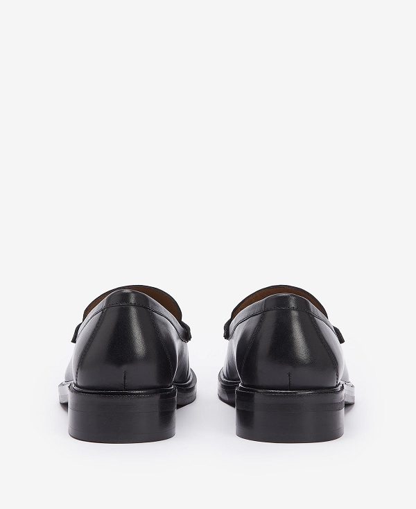 Barbour Francis Penny Loafers Classic Black | BABO89912