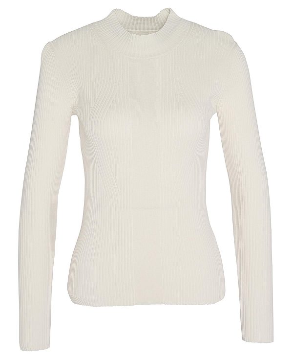 Barbour Francis Turtle-neck Jumper Eggshell | BABO89747