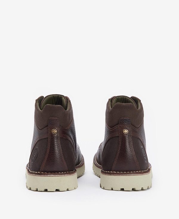 Barbour Fred Moc Toe Boots Classic Brown | BABO88857