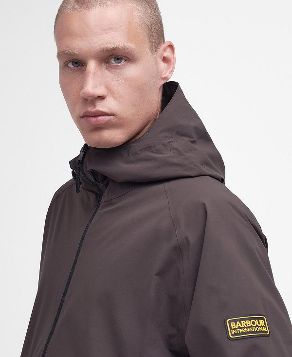 Barbour Future Overhead Waterproof Jacket Bitter Chocolate | BABO87407