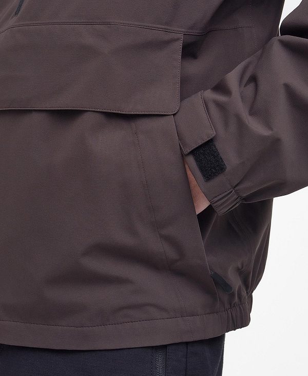 Barbour Future Overhead Waterproof Jacket Bitter Chocolate | BABO87407