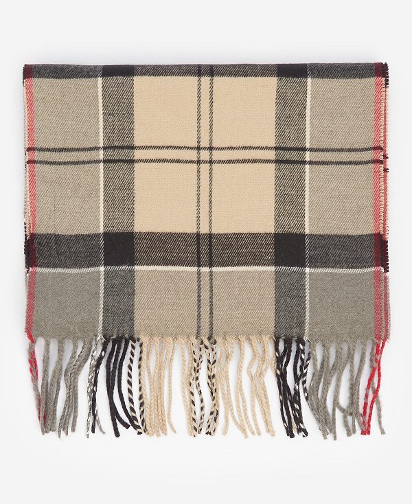 Barbour Galingale Tartan Scarf Forest Mist Tartan | BABO89099