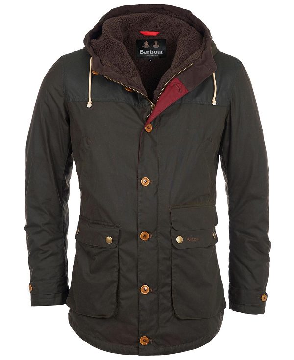 Barbour Game Parka Wax Classic Black/Classic | BABO87255