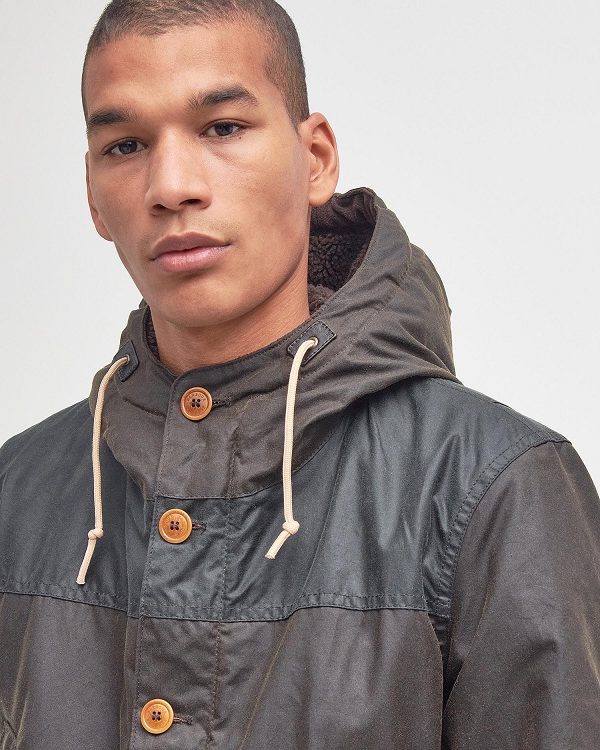 Barbour Game Parka Wax Classic Black/Classic | BABO87255