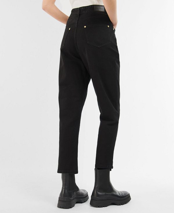 Barbour Garcia High Rise Jean Black | BABO89818