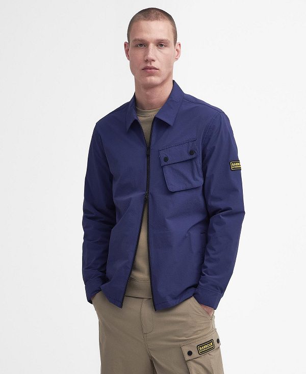 Barbour Gate Overshirt Pigment Navy | BABO87980