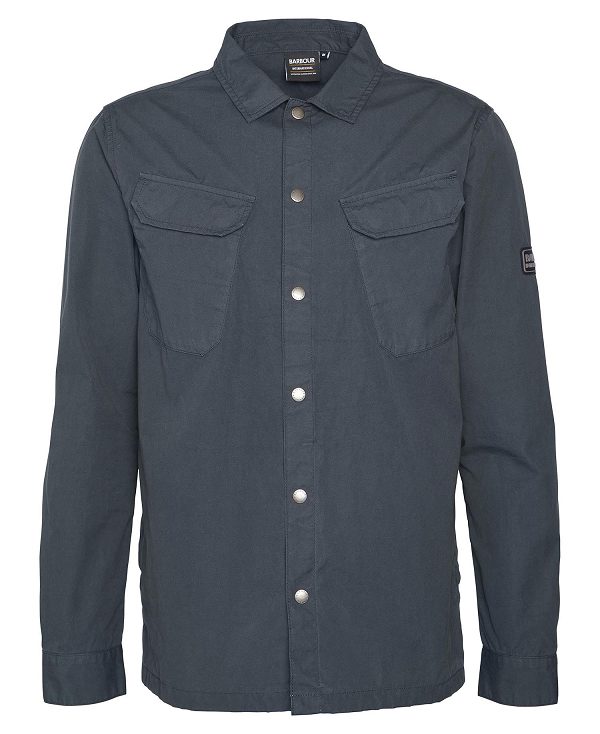 Barbour Gear Overshirt Navy | BABO87972