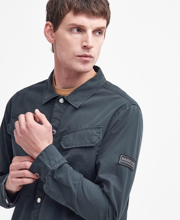 Barbour Gear Overshirt Navy | BABO87972