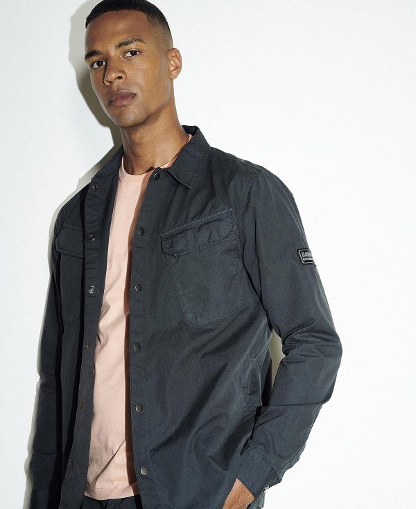 Barbour Gear Overshirt Navy | BABO87972