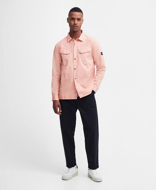 Barbour Gear Overshirt Pink | BABO87973