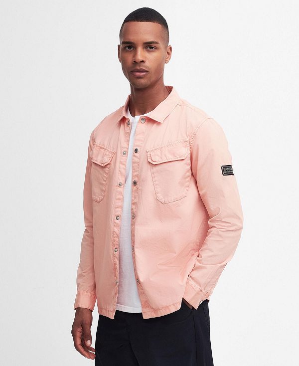 Barbour Gear Overshirt Pink | BABO87973