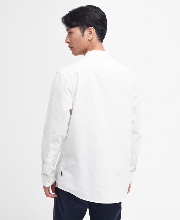 Barbour Gerrard Oversized Long-sleeved Shirt Classic White | BABO87684