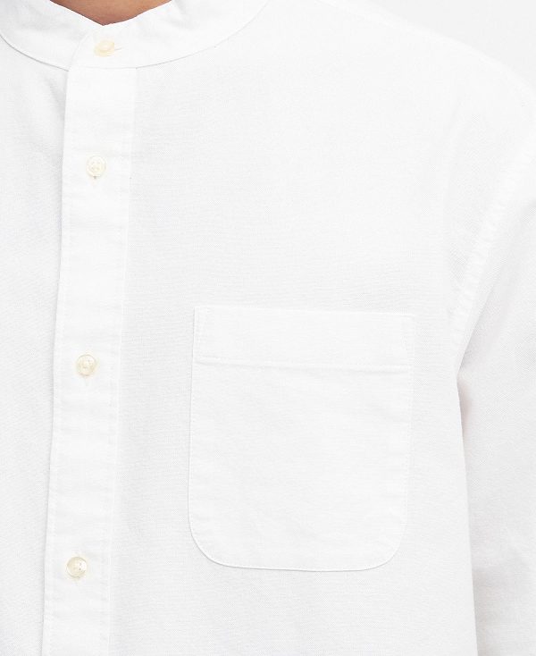 Barbour Gerrard Oversized Long-sleeved Shirt Classic White | BABO87684