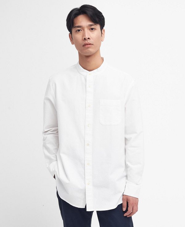 Barbour Gerrard Oversized Long-sleeved Shirt Classic White | BABO87684