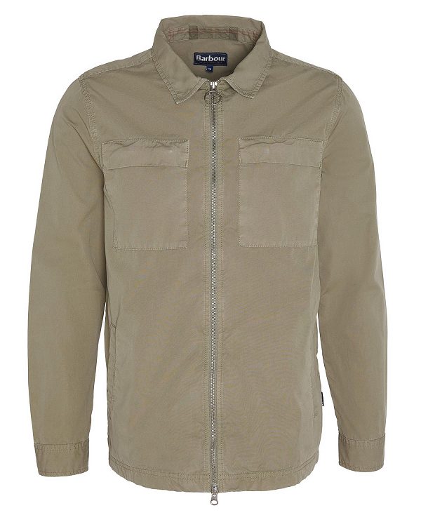 Barbour Glendale Overshirt Dusty Green | BABO87968