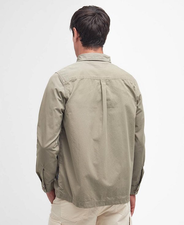 Barbour Glendale Overshirt Dusty Green | BABO87968