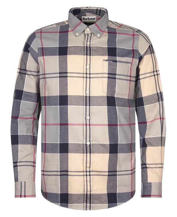 Barbour Glendale Tailored Fit Shirt Dress Tartan | BABO87857