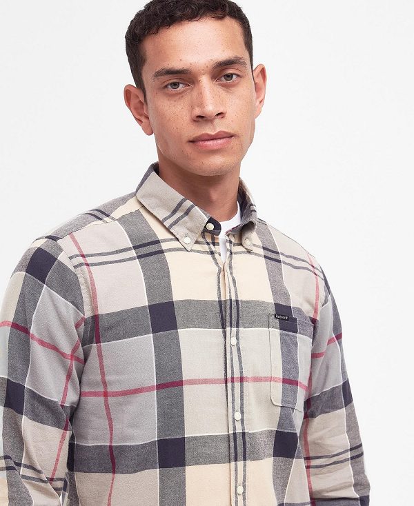 Barbour Glendale Tailored Fit Shirt Dress Tartan | BABO87857