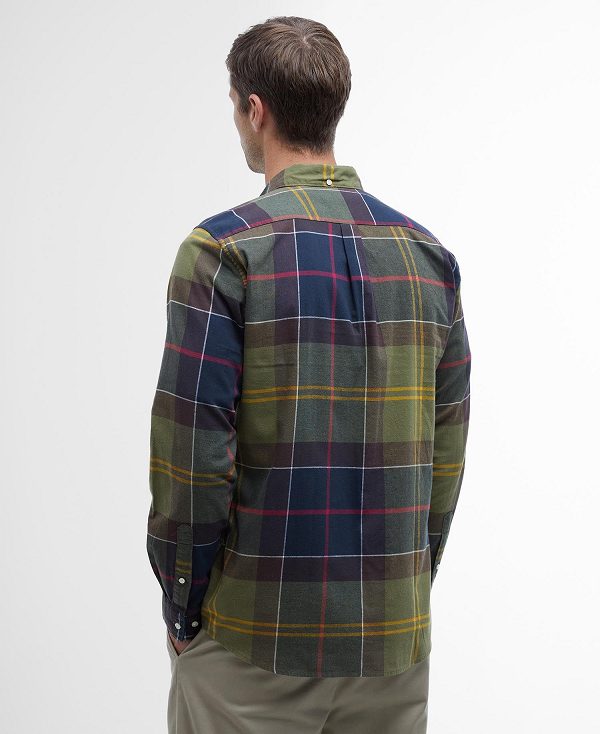 Barbour Glendale Tailored Fit Shirt Dress Tartan | BABO87858