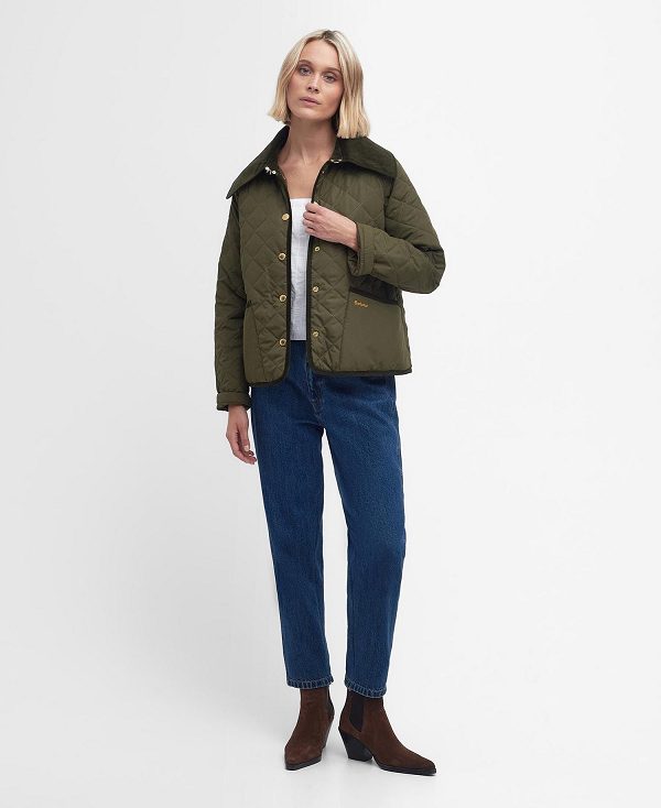 Barbour Gosford Quilted Jacket Army Green | BABO89307