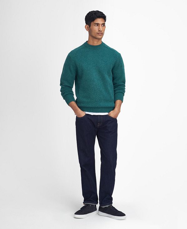 Barbour Grangetown Crew Neck Jumper Green | BABO88645