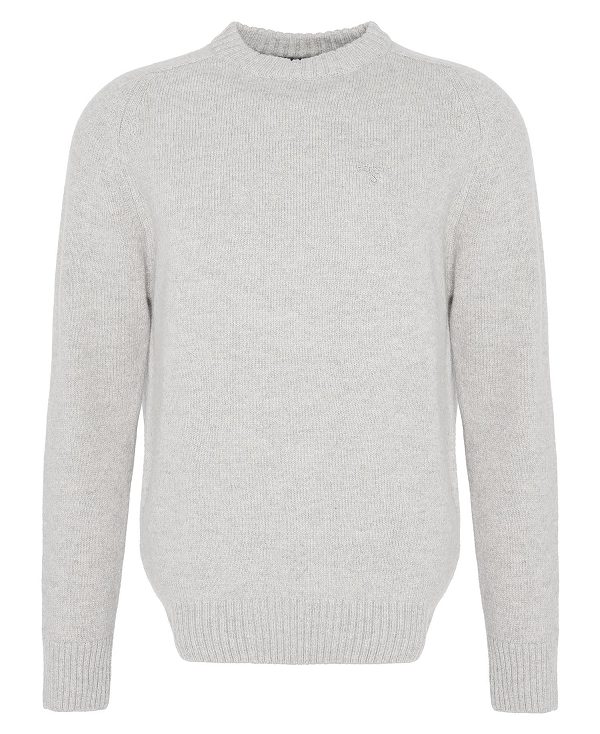 Barbour Grangetown Crew Neck Jumper Grey | BABO88644