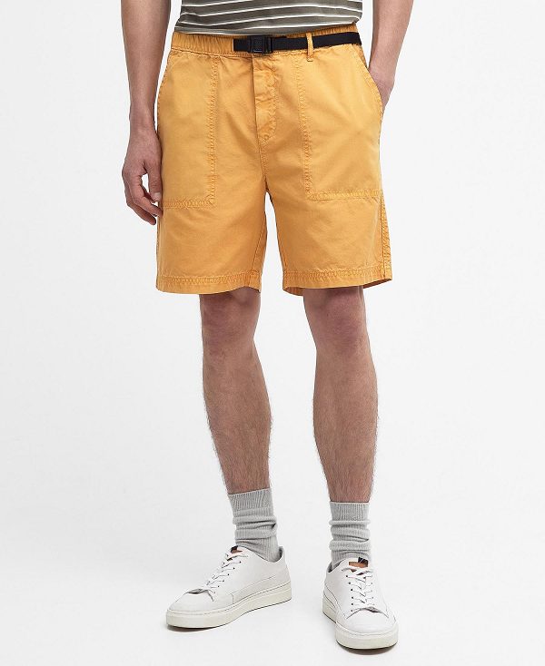 Barbour Grindle Shorts Honey Gold | BABO88763