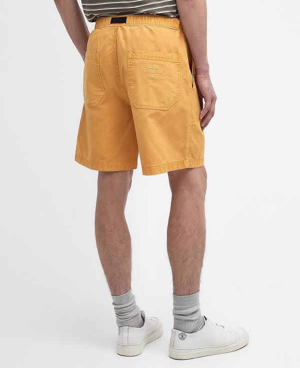 Barbour Grindle Shorts Honey Gold | BABO88763