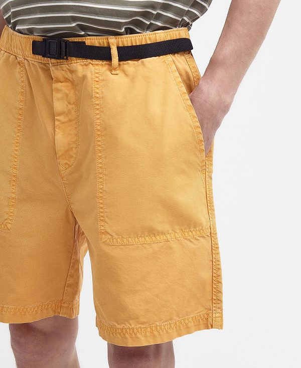 Barbour Grindle Shorts Honey Gold | BABO88763